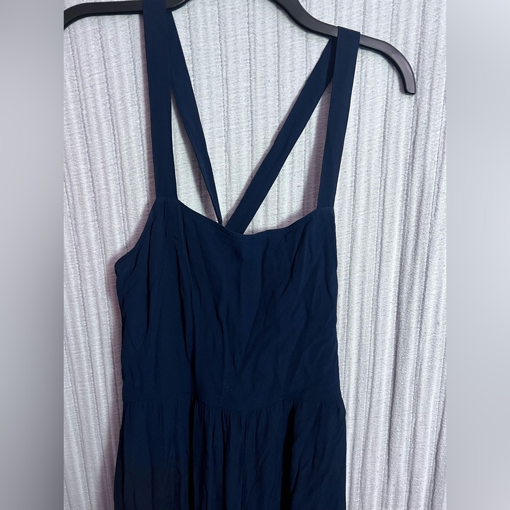 Madewell Dark Blue Wide Leg Jumpsuit - Picture 2 of 6